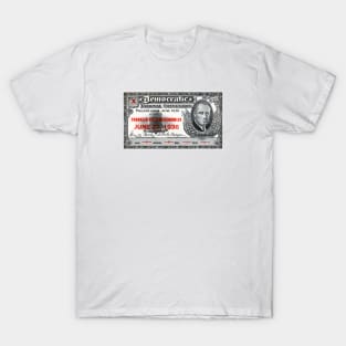 1936 Democrat National Convention Ticket T-Shirt